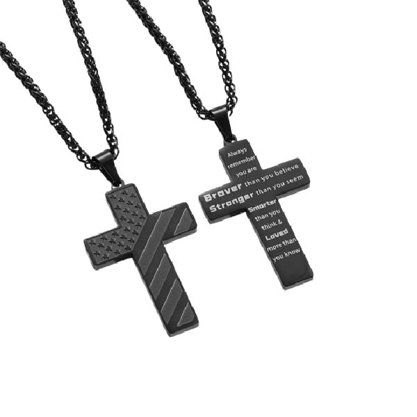 Woyuosn American Flag Pendant Chain Gift for Men